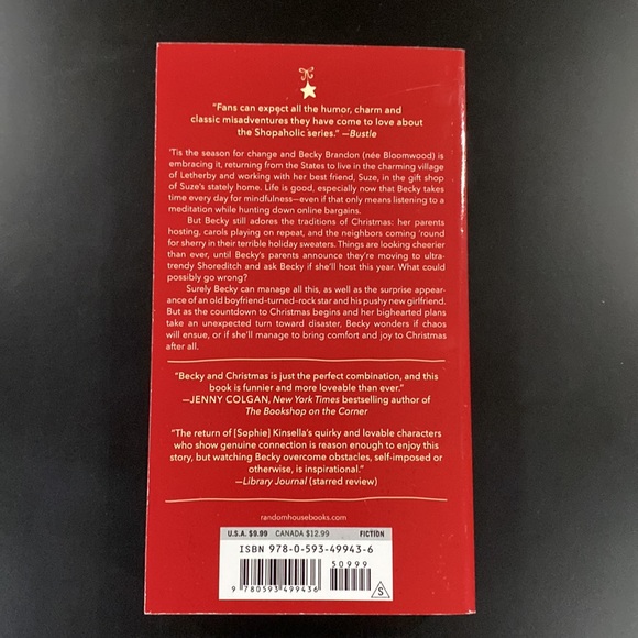 Shopaholic #9: Christmas Shopaholic by Sophie Kinsella - Paperback Novel - Picture 2 of 4